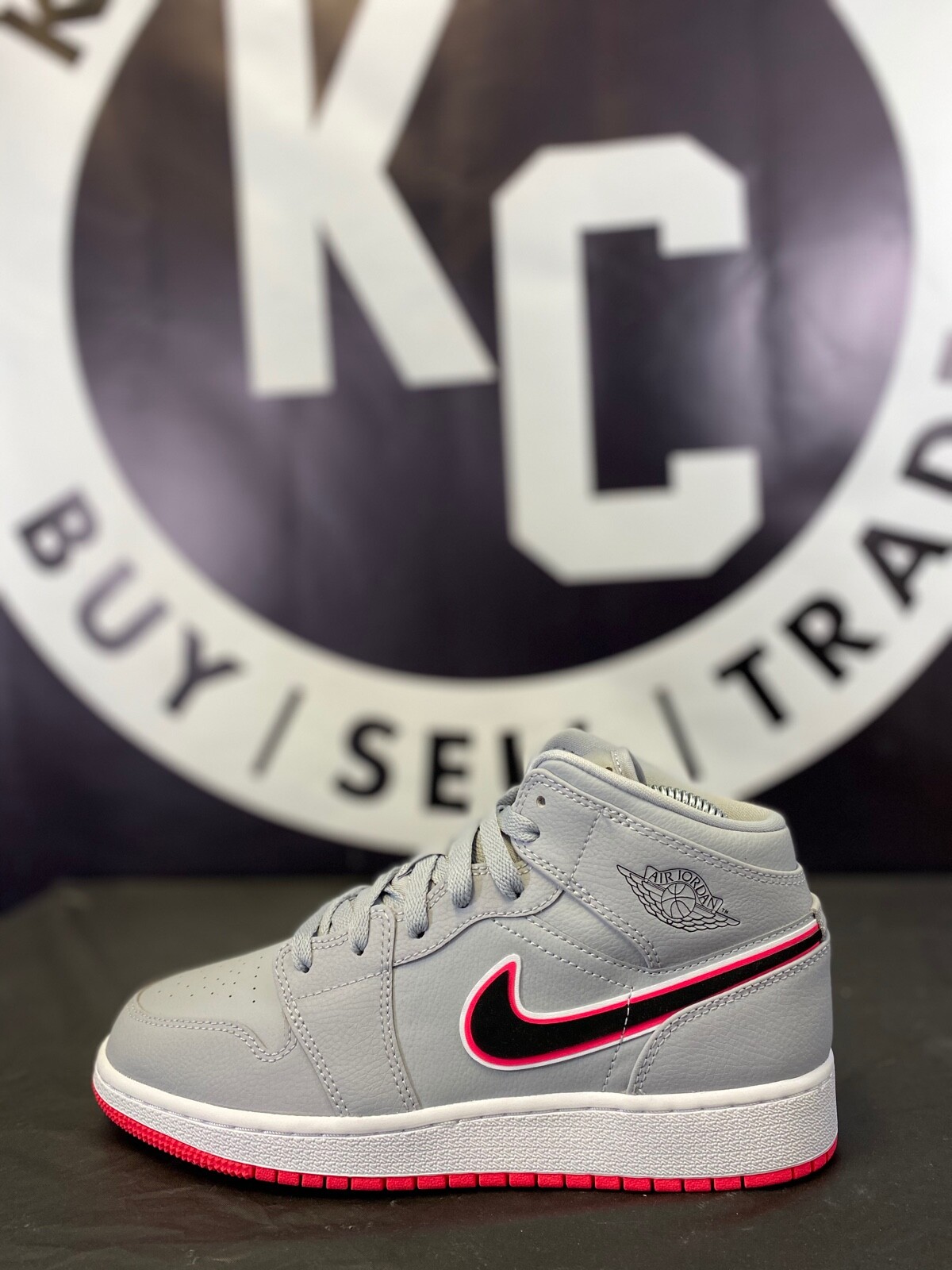 jordan 1 grey and pink