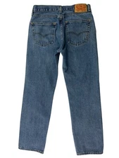 Levis 505 Jeans Mens 32x32 (Fit 30x29.5) Blue Denim Bootcut Western Straight