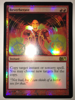 1X  Reverberate Magic 2013 (M13) *FOUL*  MTG LP/NM