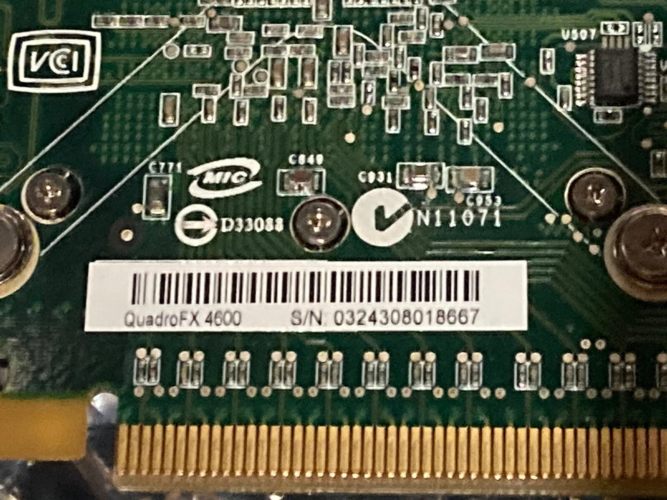 NVIDIA Quadro FX 4600 768MB GDDR3 PCIE x16 Video Graphics Card - Image 3 of 4