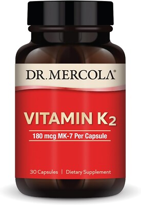 Dr Mercola Vitamin K2 180 mcg MK-7 30 Caps