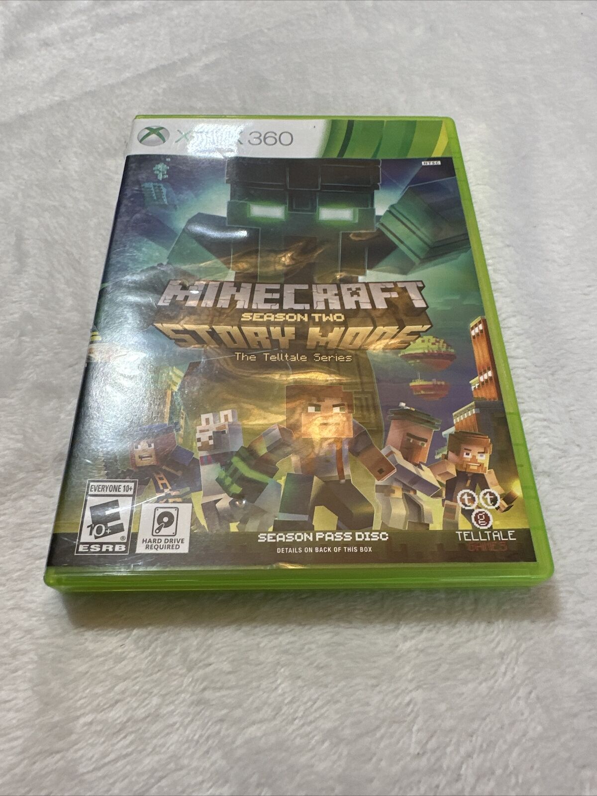 Minecraft: Story Mode Season Two 2 Season Pass Disc (Microsoft Xbox 360,  2017) 816563020146