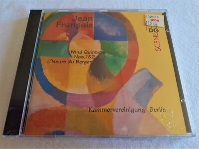 Jean Francaix - Wind Quintets Nos. 1 & 2 / L'Heure Du Berger (CD 1994) ~ NEW ~