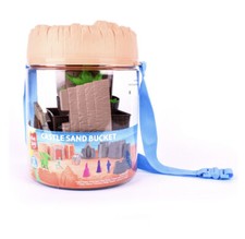 PLAY DAY Castle Sand Bucket Set / Sand Beach Toy Castle 12 Pieces New- Sealed