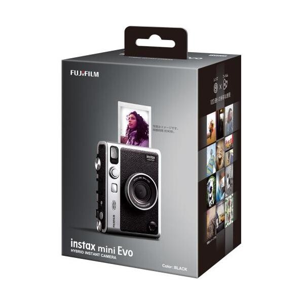 Fujifilm instax mini Evo Hybrid Instant Camera Black From