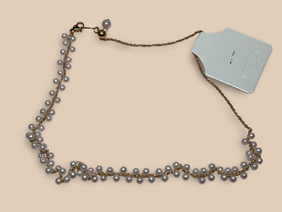 Pearl Link Gold Flexible Necklace