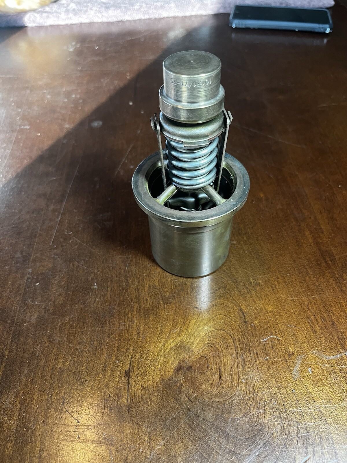 Brass Amot Thermostat Used Valve #10131/71-79, 5 A-77  Amot 1096x165.