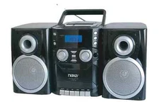 NAXA Electronics NPB-426 Portable CD Player with AM/FM Stereo Radio, Cassette...