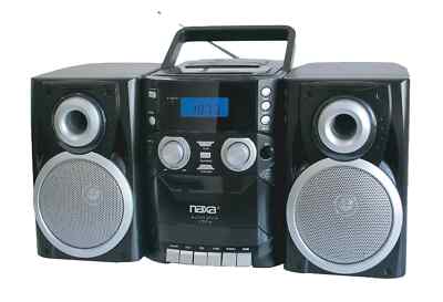 NAXA Electronics NPB-426 Portable CD Player with AM/FM Stereo Radio, Cassette...