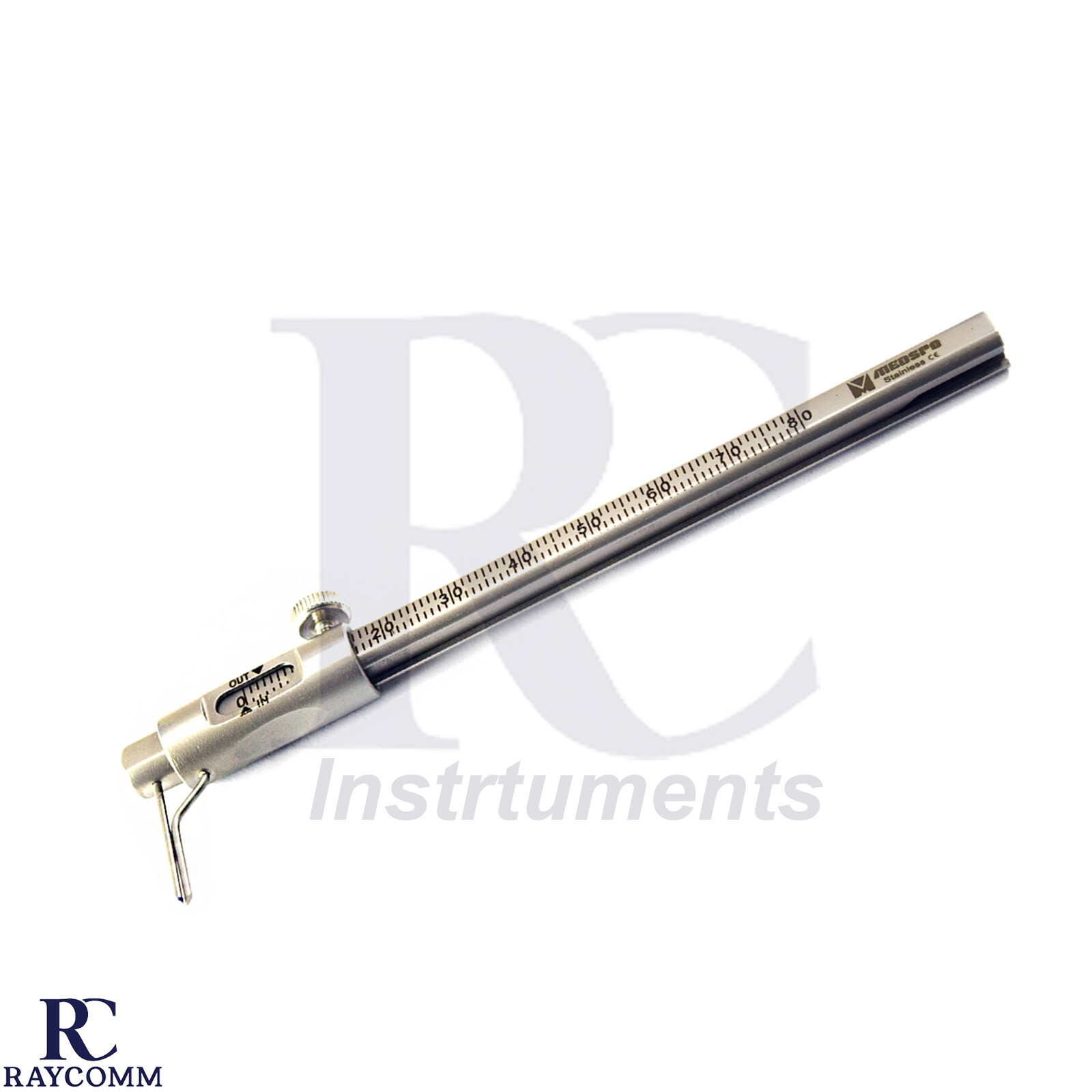 Dental VDO Ruler Gauge Orthodontic Micro Boley Gauge Teeth Size Measure