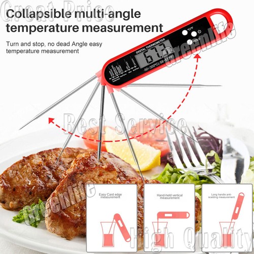 Termometro Cucina, Termometro Da Carne Barbecue Digitale Professionale Istantane - Picture 7 of 17