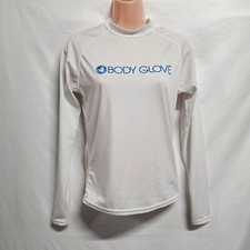 Body Glove UVP 50 Swimming Top Rash Guard Women Size M White