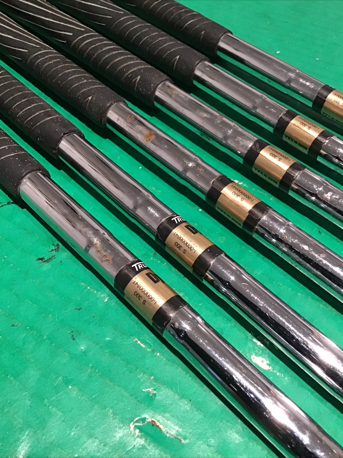 Set of 6 True Temper Dynamic Gold S300 Stiff Flex Golf Shafts eBay