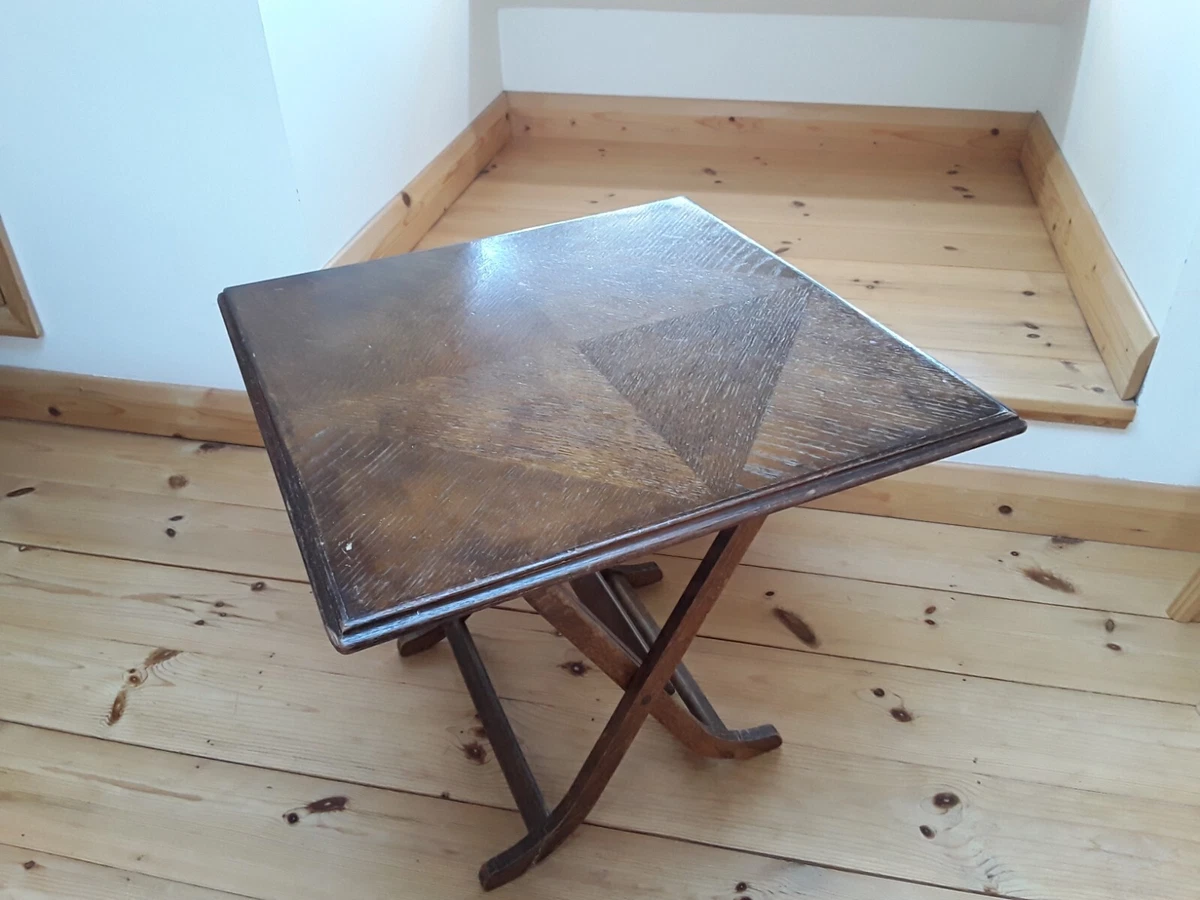Meredew vintage mid century folding side card table