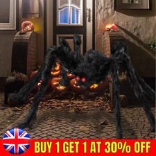 30-200CM Hairy Giant Spider Halloween Prop Haunted House Party In/Outdoor Decor