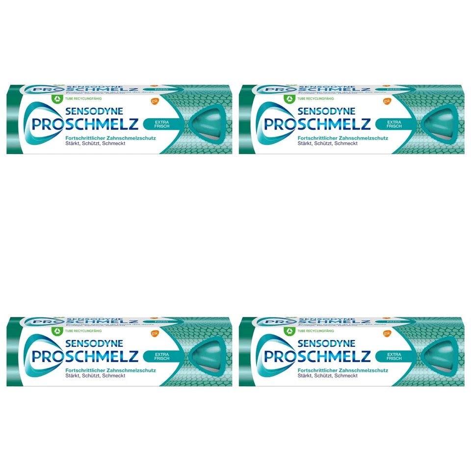 Sensodyne ProSchmelz Fresh&Clean Zahnpasta Zahncreme 4er Vorteilspack,4x75ml,Ovp
