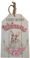 Every Bunny Welcome Easter Sign 7inx5 In-Brand New-SHIPS N 24 HOURS