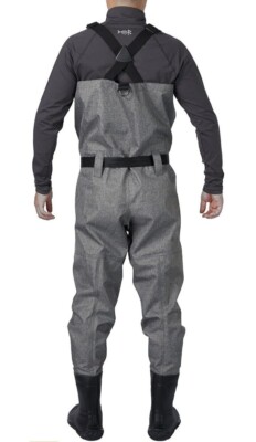 BASSDASH 3D Boot Foot Game Wader Ultra High Strength Nylon Medium King 8-9 Grey