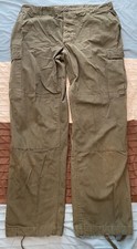 Vintage Us Military Combat Cargo Trousers Pants XL Regular Green VTG 32 Inseam