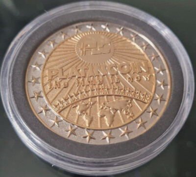 PLC Platincoin (The time is now) Münze OVP! Rar und Selten