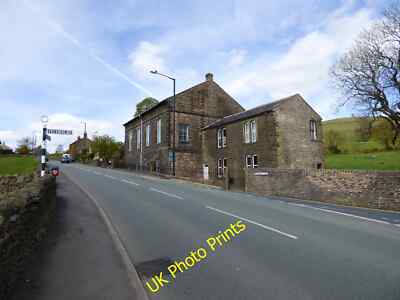 Foto 12x8 Blacko: Ebenezer Chapel Barrowford Die A-Straße geradeaus ist c2015