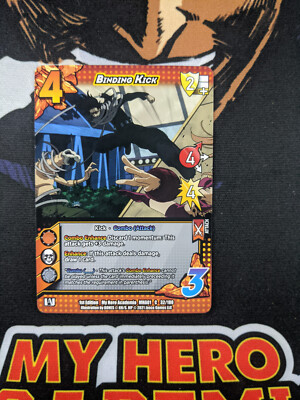 My Hero Academia CCG | x4 Binding Kick | MHA01 32/180 | 1st Edition | NM