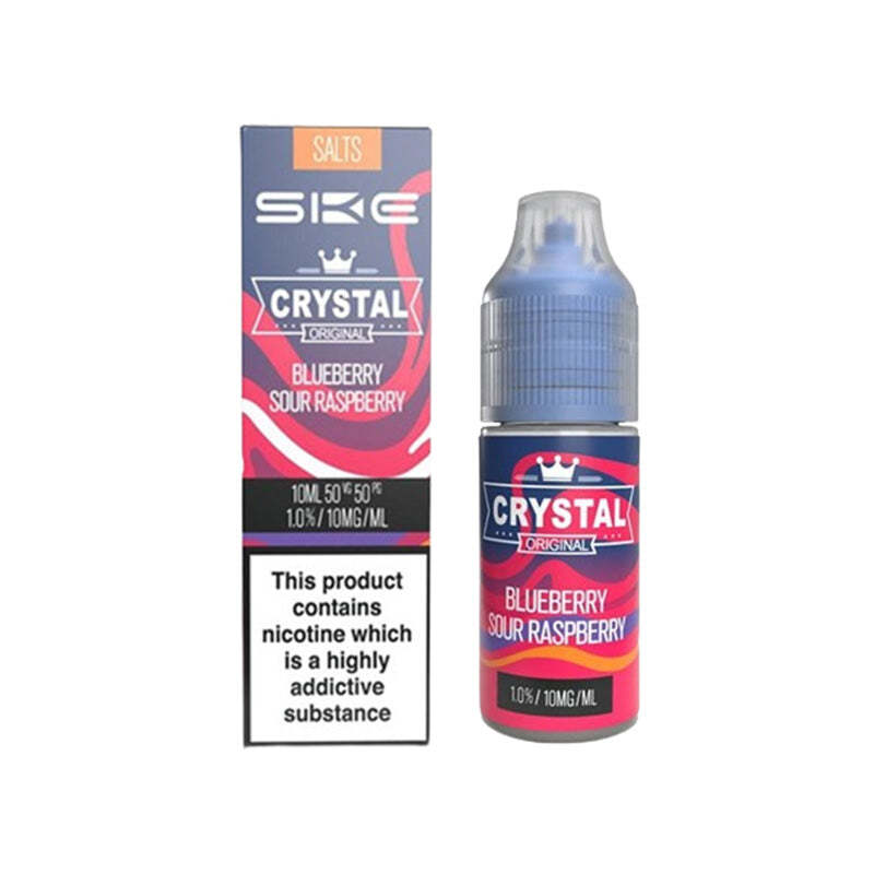 SKE CRYSTAL Vape e liquid 10ml Nic Salt 10mg 20mg Juice ecig 50/50 VG