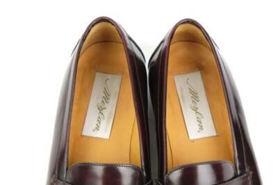 Lightly Worn MEZLAN SANTANDER Sz 7 W Oxblood Lacquer Leather  display picture 3