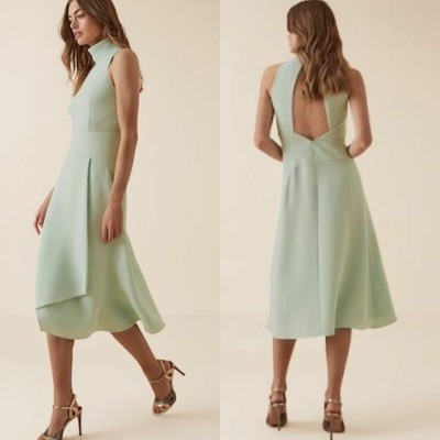 reiss doriana high neck dress