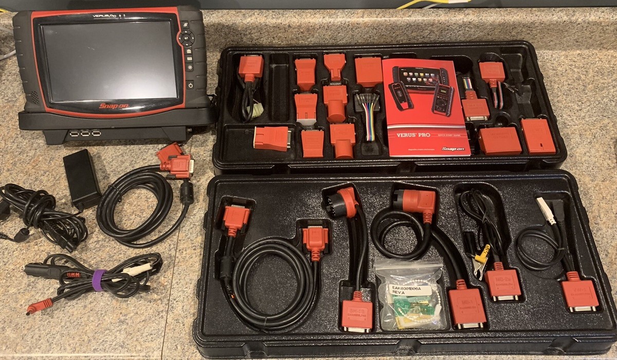 Snap On Scan Tool EEHD 301-6 Version 19.2 Complete kit W/Docking