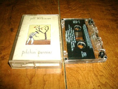 JEFF WILKINSON-''PITCHIN PENNIES'' CASSETTE TAPE - GADFLY RECORDS 2005 - USED