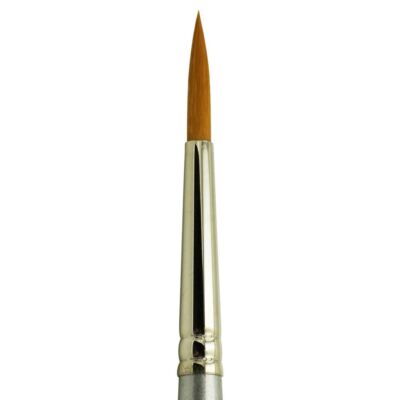 2200 Golden Taklon Synthetic Round Brush