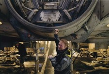 RIAN JOHNSON signed Autogramm 20x30cm STAR WARS in Person autograph COA