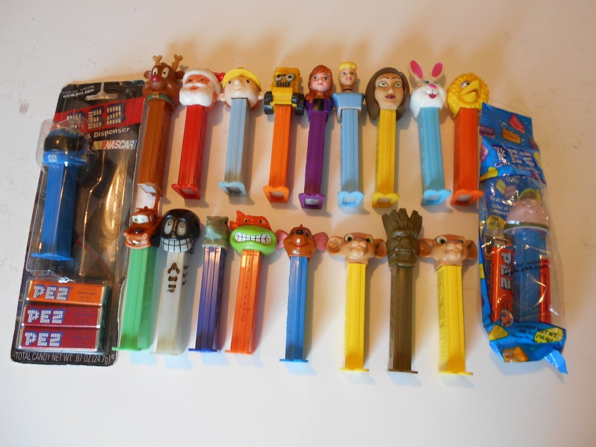 Pez Candy Collection, Lot of 20 Pez Candy Dispensers, 2003-2019