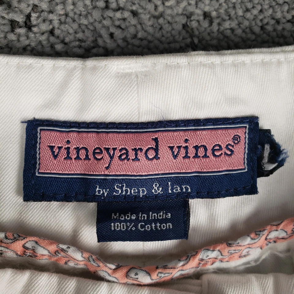 Vineyard Vines Pants Womens 32x32 White Flare Mid Rise Coastal Beach Career - Image 3 of 4