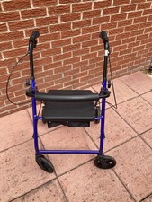 Rollator 4-Wheel Mobility Walker with Seat, Storage Excellent Condition