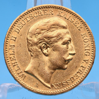 Preussen 20 Mark 1888 A Wilhelm II. 7 96 Gramm 900 Gold Ss Jaeger 250