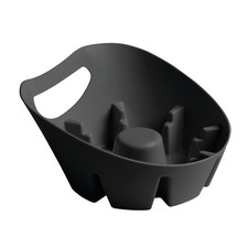Universal Plunger Tray, MAXCLEAN Design for All Types of Plungers Black