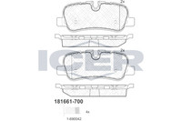 Bremsbelagsatz Hinten Lucas-Trw-System FüR Land Rover Discovery 02-18 LR-055455
