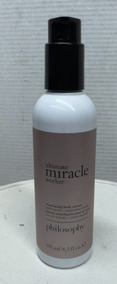 Philosophy Ultimate Miracle Worker Resurfacing Body Serum 6.5 oz/195 Women New