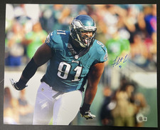 Fletcher Cox Signed Autographed 16x20 Photo Philadelphia Eagles Beckett (B)