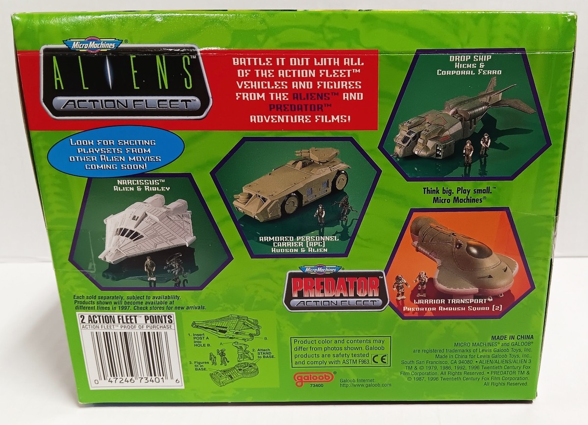 MICRO MACHINES ALIENS ACTION FLEET NARCISSUS VEHICLE REPLICA