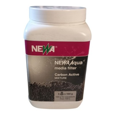NEWA AQUA- Media Filter Carbon Active, Aktivkohlefilter, 3x100g für max 100l