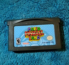 Mario Pinball Land Nintendo Game Boy Advance Authentic 2004