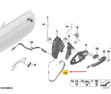 BMW Z4 G29 T�r�ffner Bowdenzug vorne 51217455422 NEU ORIGINAL