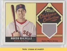 2010 Topps Heritage Clubhouse Collection Relics Rocco Baldelli #CCR-RB READ 9ca