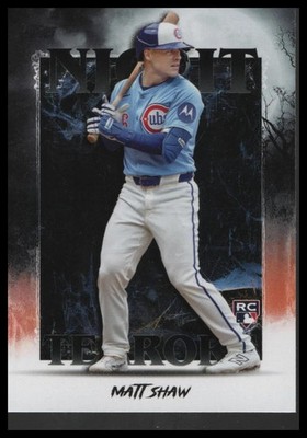 2025 Topps Update #NT-20 Matt Shaw Night Terrors