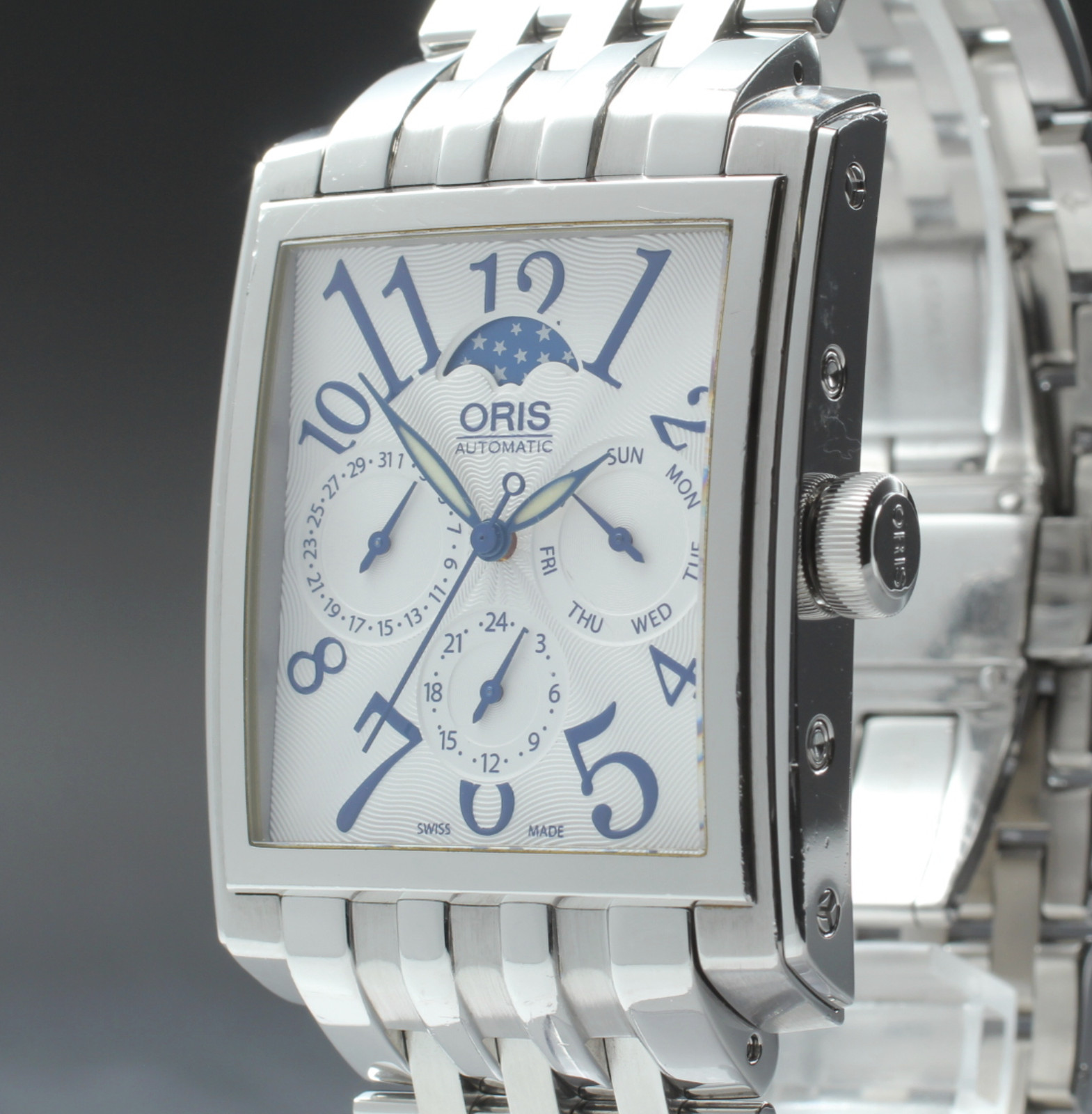 [Exc+5] ORIS Rectangular Complication 7658 Moon P… - image 1
