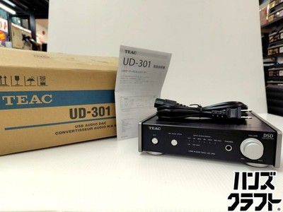 TEAC UD-301 USB DAC D/A Converter Headphone Amplifier Black Open Box Japan Audio