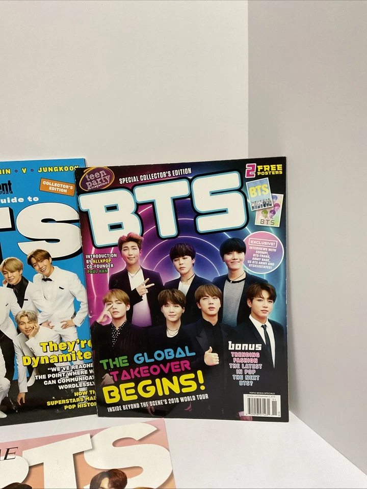 BTS Entertainment Weekly Time Teen Party J14 Lot Of 5 Magazines 2018 To 2022 - Image 4 of 4